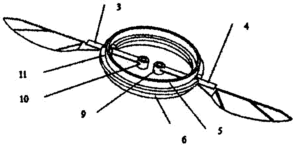 Electromagnetic drive type flapping wing micro-aircraft