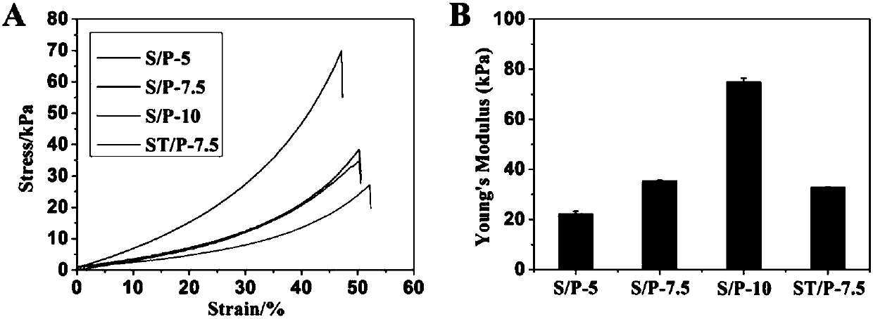 Preparation method of two-ion starch-based stem cell expansion hydrogel and stem cell expansion and collection method