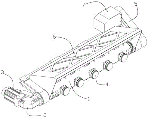 Bottom rotating and high-vibration grinding device