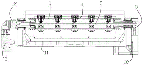 Bottom rotating and high-vibration grinding device