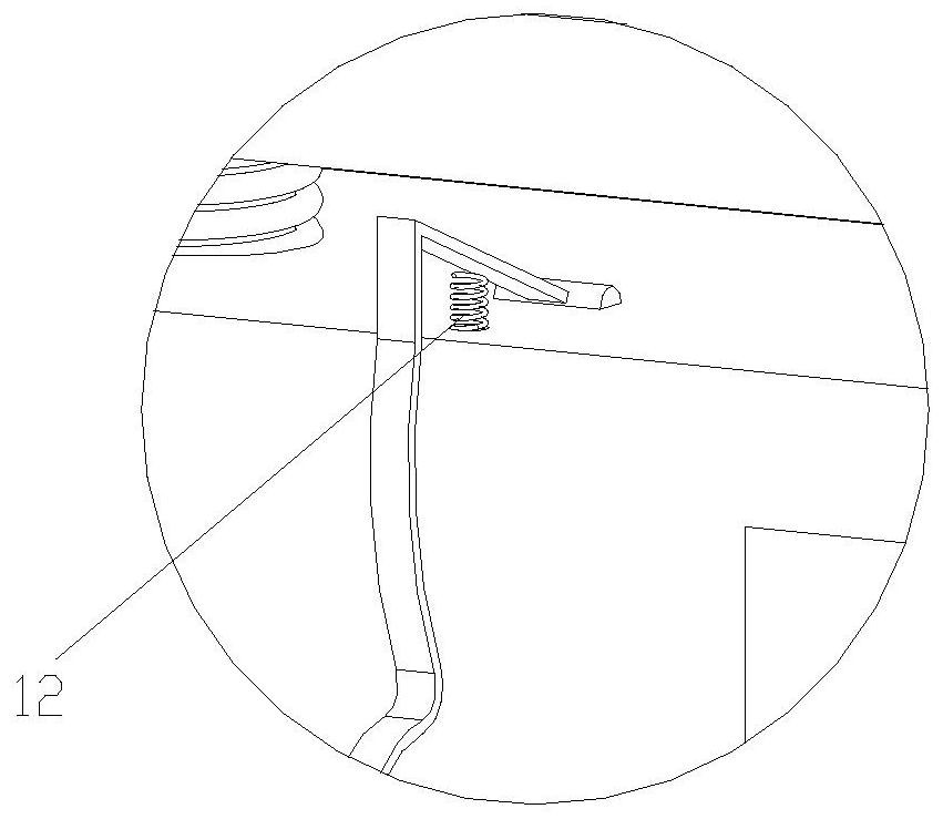 A mold structure for processing bent pipe