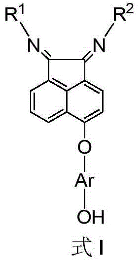 Supported alpha-diimine metal complex, and its application in olefin polymerization