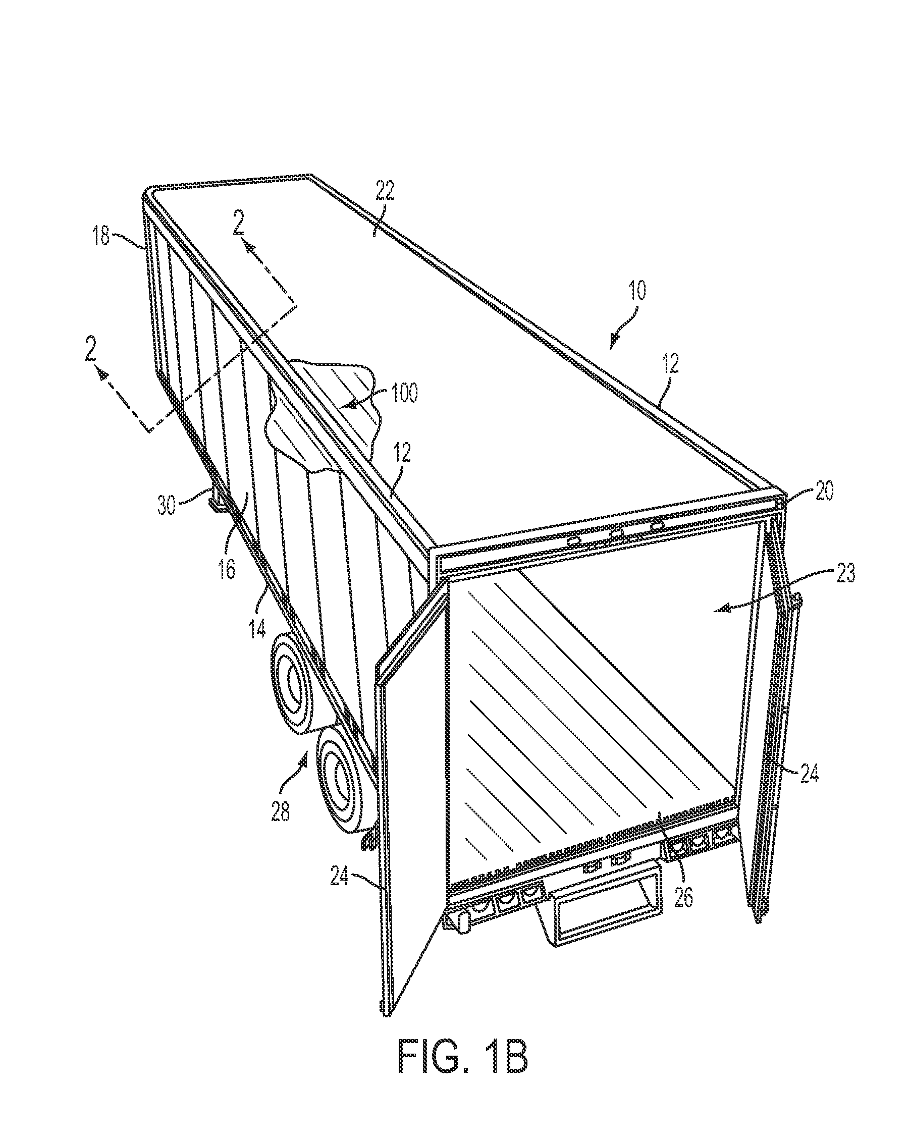 Cargo vehicle and molding assembly for a cargo vehicle