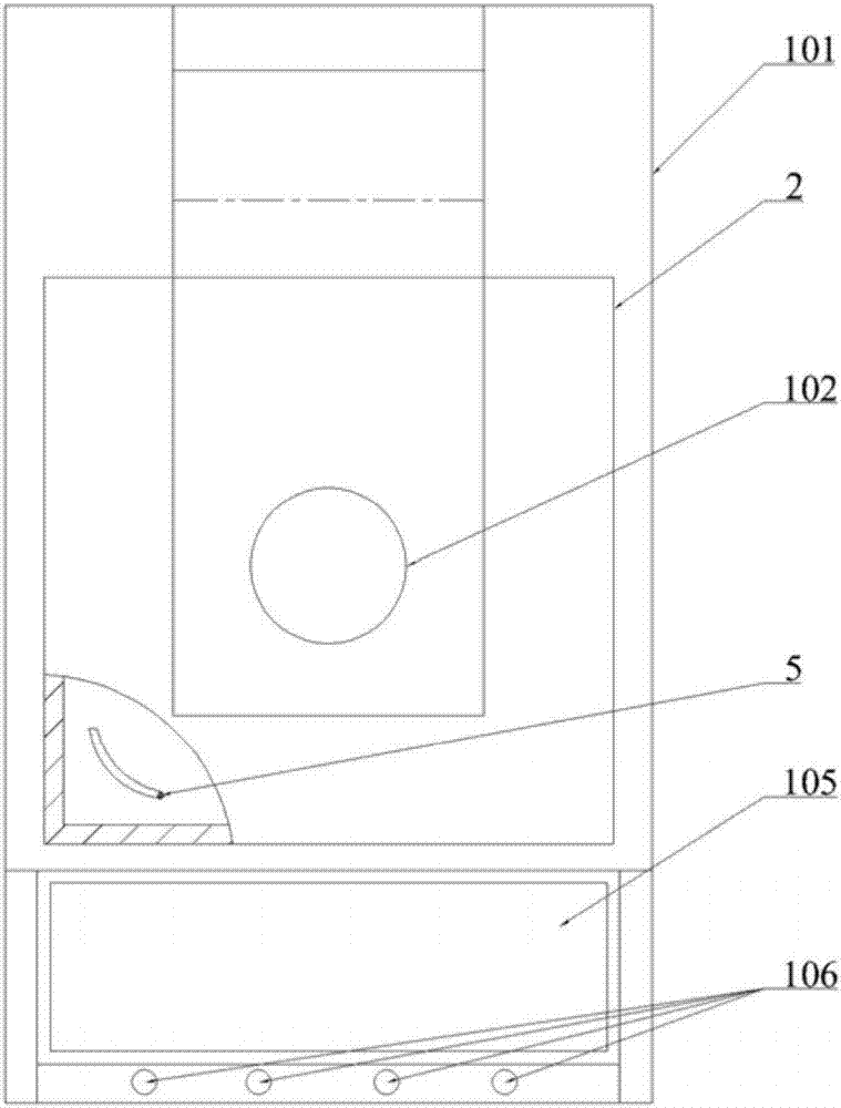 Flowing water salt corrosion test device and test method of asphalt mixture