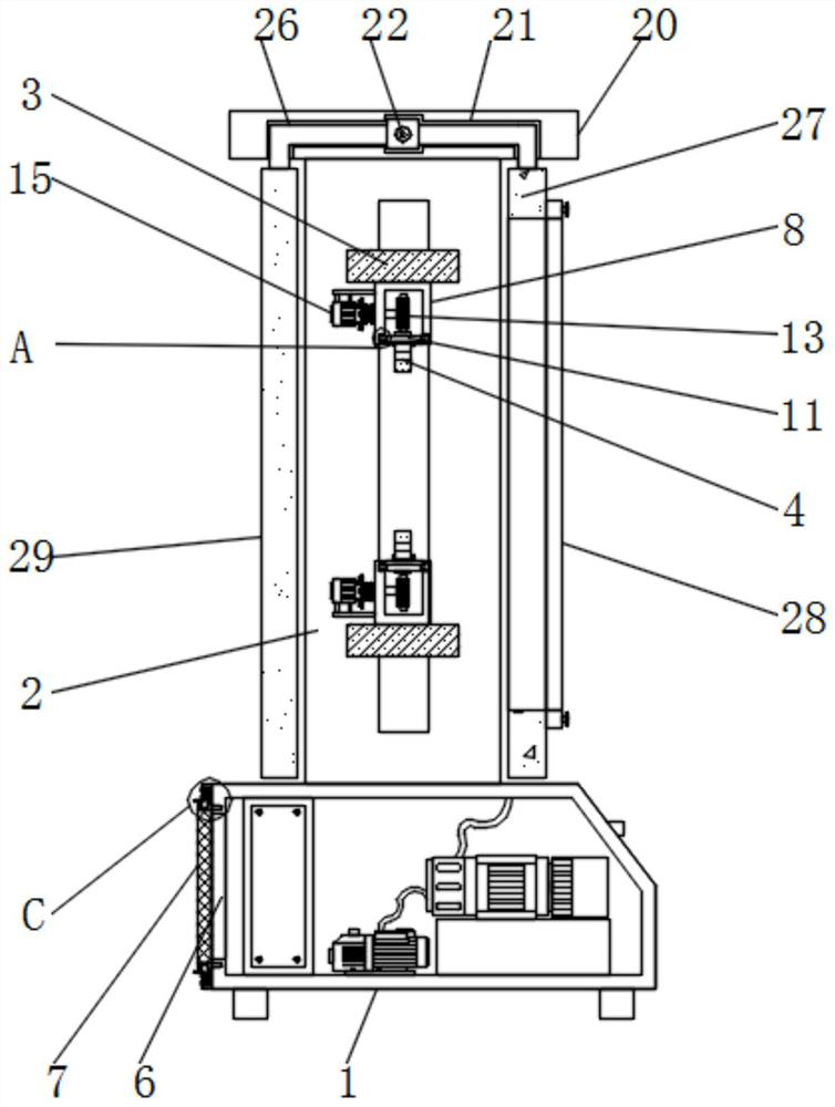 Tension testing machine with automatic clamping function for FPC (Flexible Printed Circuit) production