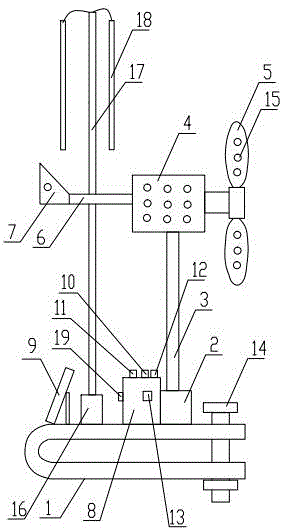 Bird dispelling device