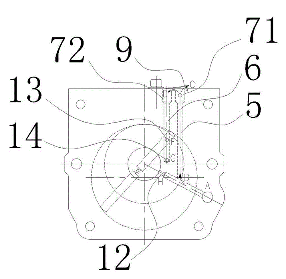 Anti-oil back streaming structure of vacuum pump