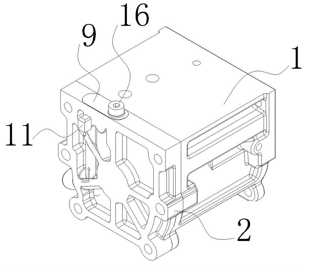 Anti-oil back streaming structure of vacuum pump