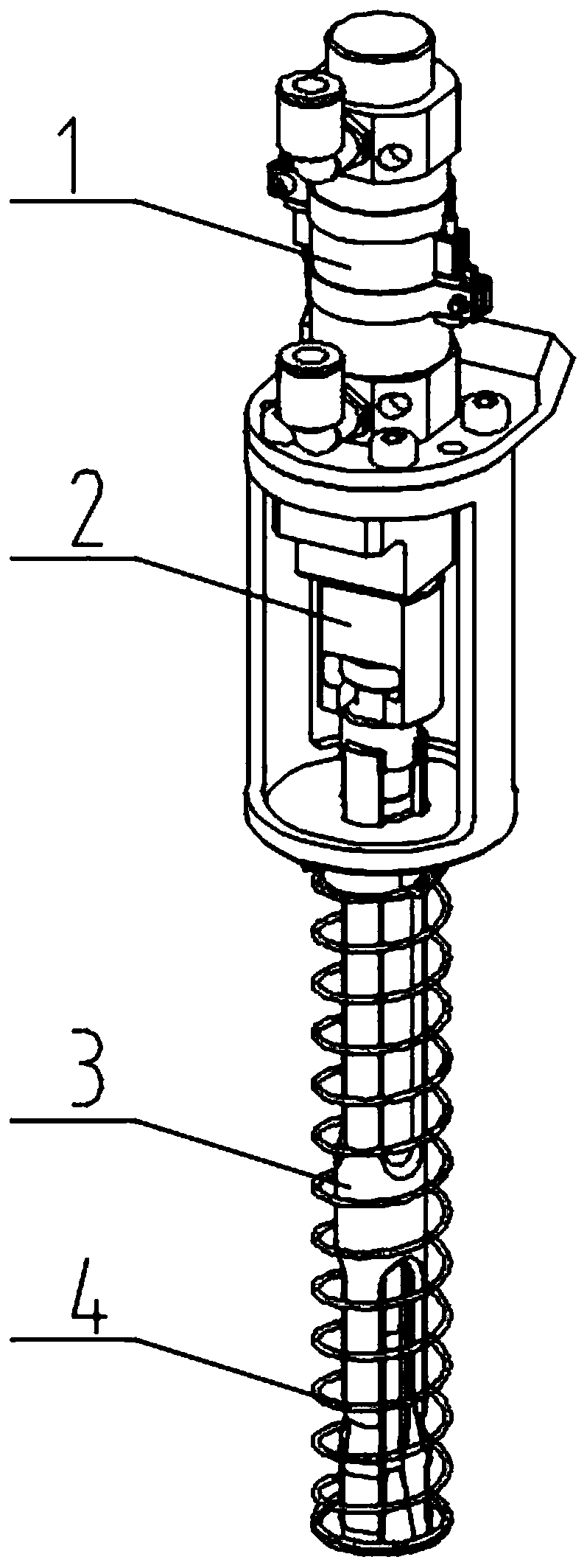 Inner hole expansion grabbing mechanism