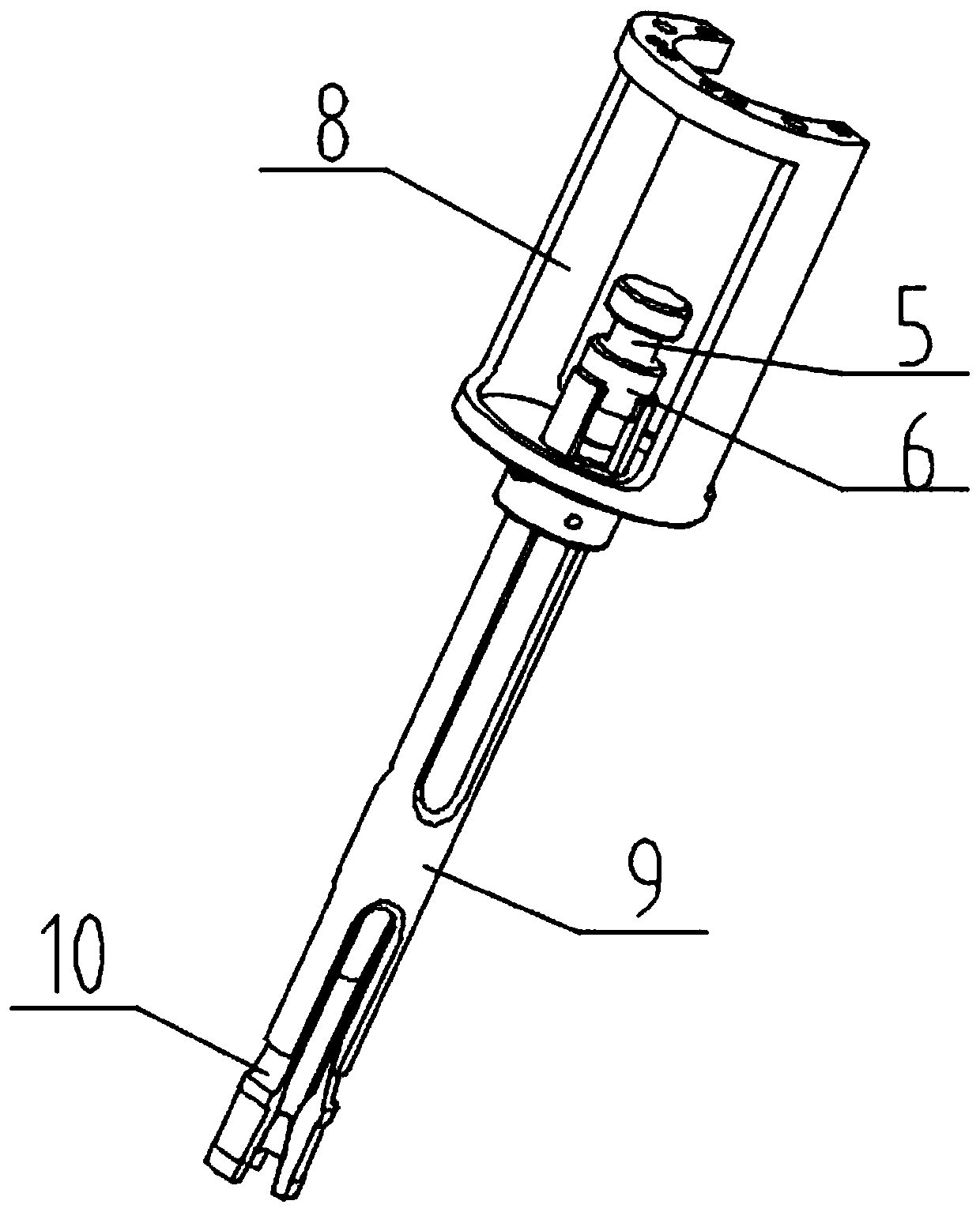 Inner hole expansion grabbing mechanism