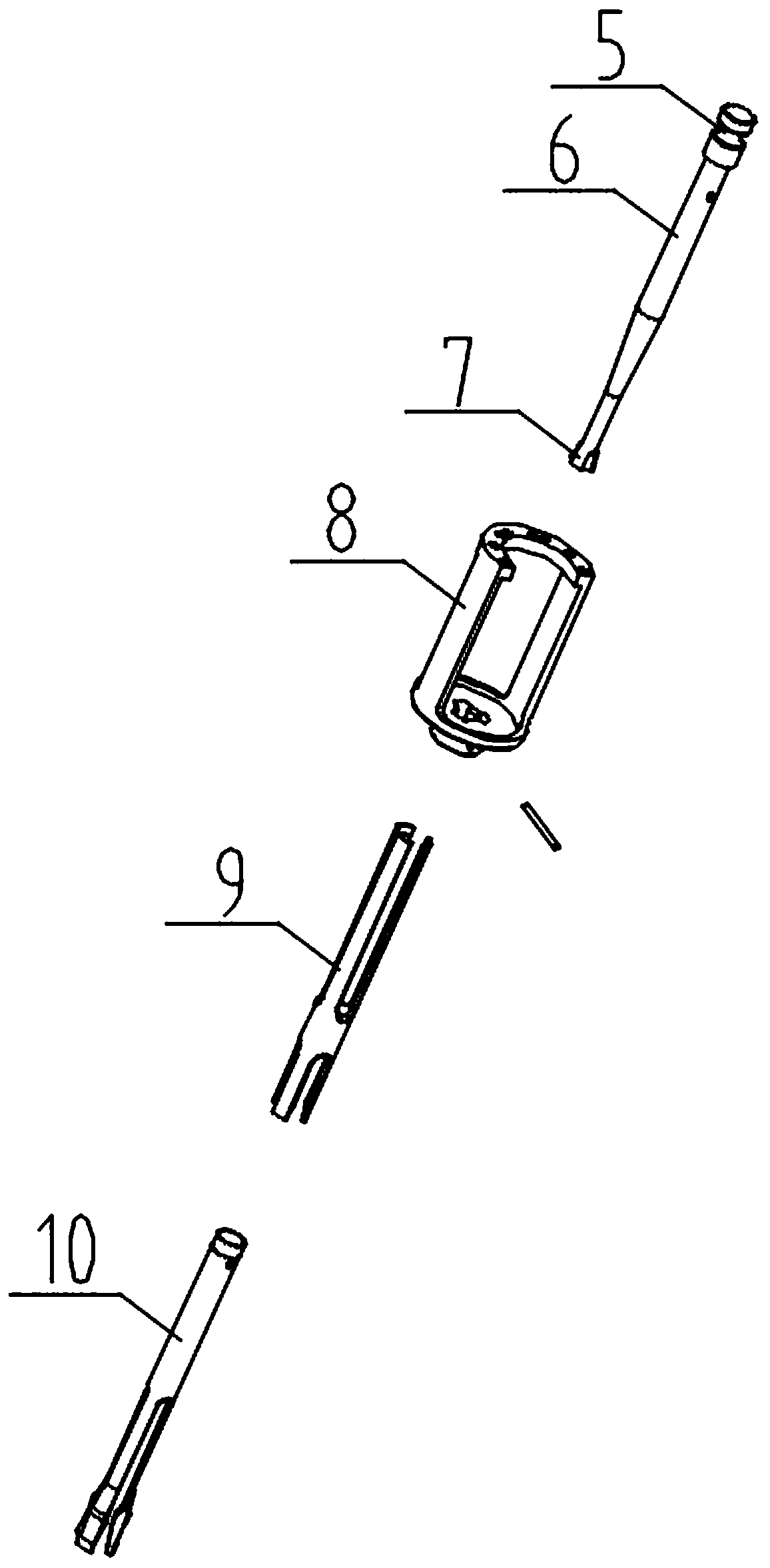 Inner hole expansion grabbing mechanism