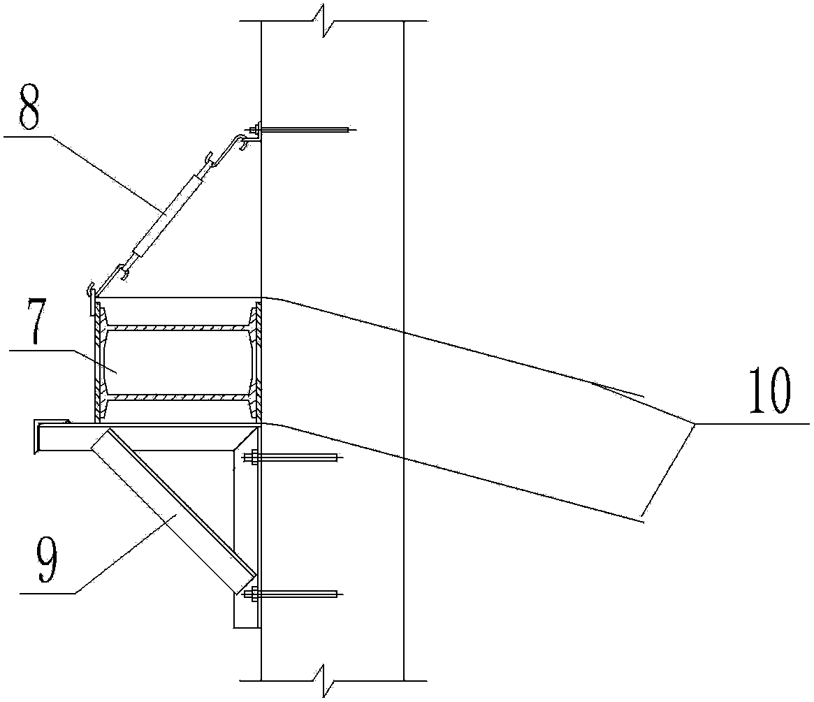 Supporting structure system of rock stratum large-section deep vertical shaft and construction method of supporting structure system