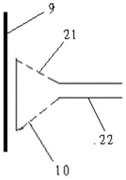 A device for measuring the kiln pressure of a glass melting furnace and a kiln pressure control system using the same