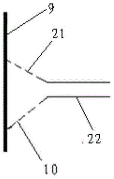 A device for measuring the kiln pressure of a glass melting furnace and a kiln pressure control system using the same