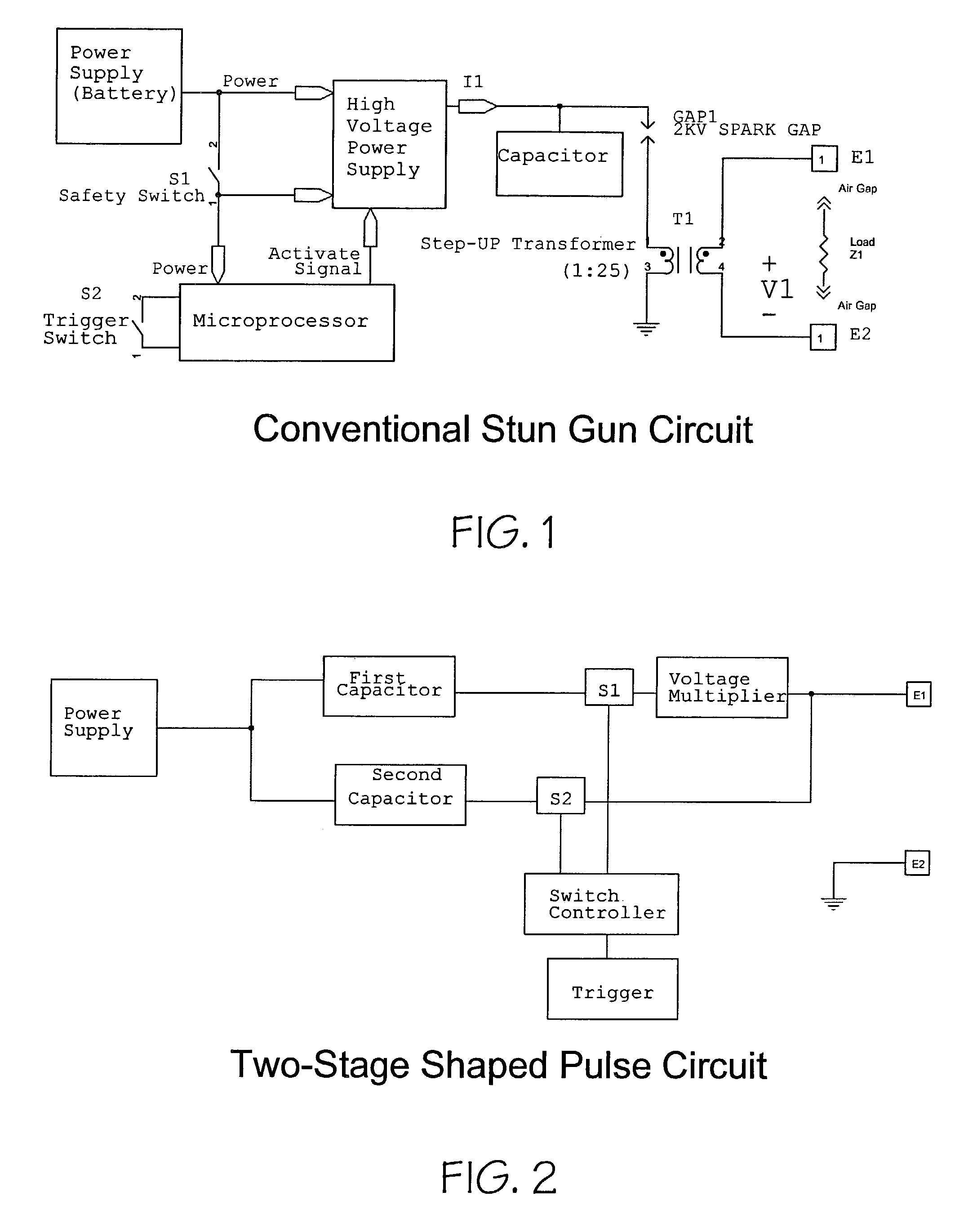 Systems and methods for immobilizing using plural energy stores