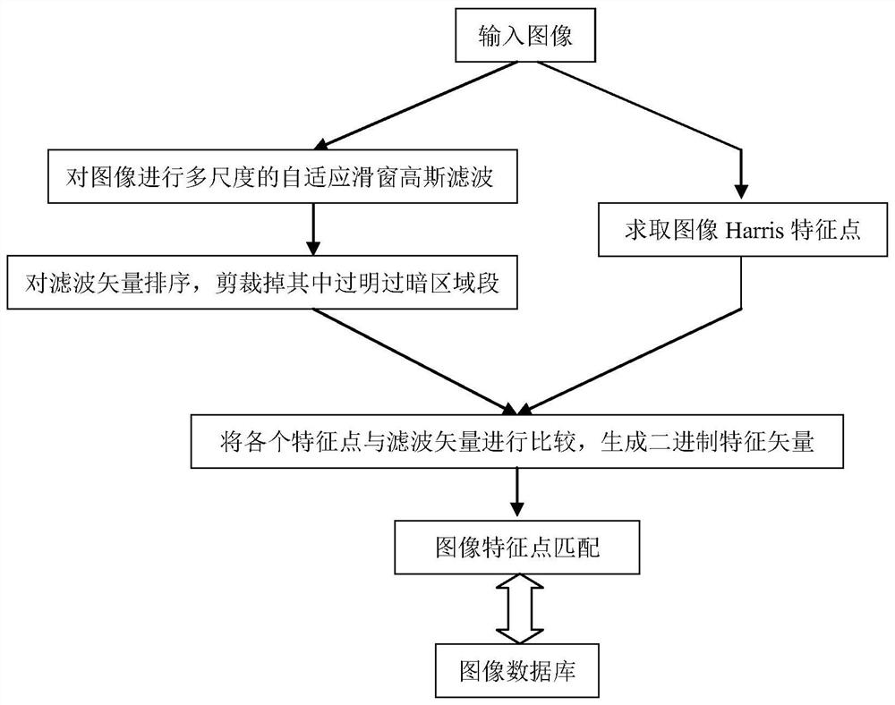 An Image Matching Method Based on Local Filtered Feature Vectors