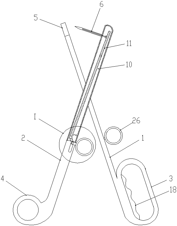 Medical stitching instrument