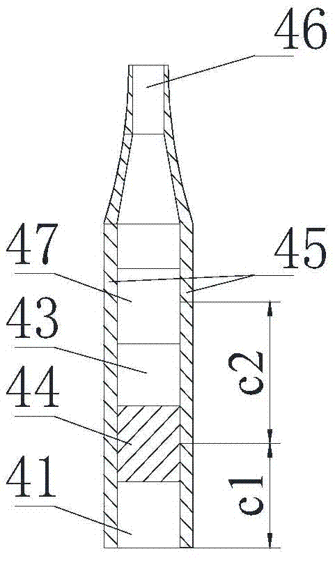 Lip for producing wide aluminium alloy cast-rolled slab