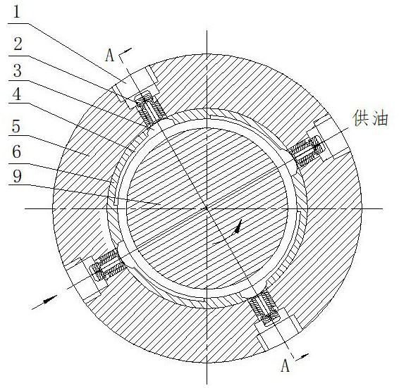 Cylindrical grinding machine grinding wheel spindle bearing oil groove milling head device