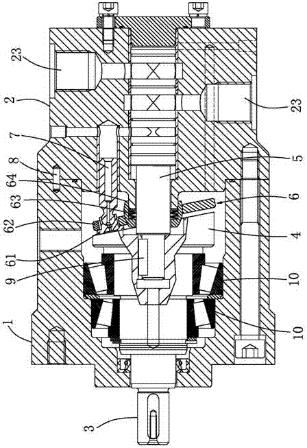 Axial plunger motor