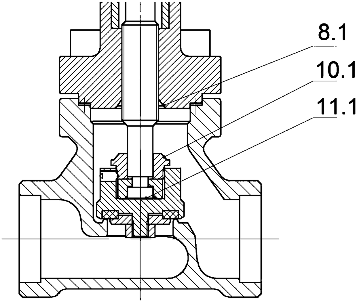 Novel ultralow temperature stop valve and operation method thereof