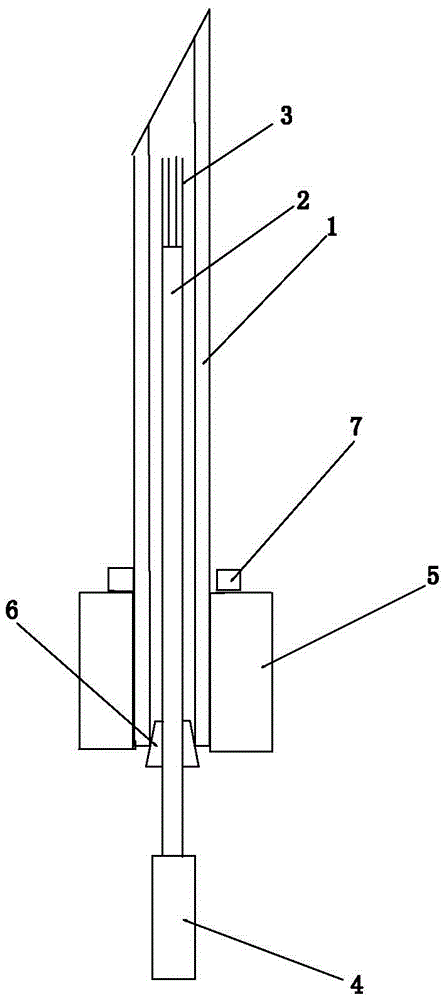 Tumor puncture localizing needle