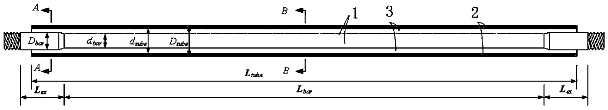 Buckling restrained brace with tension and compression function and design method thereof