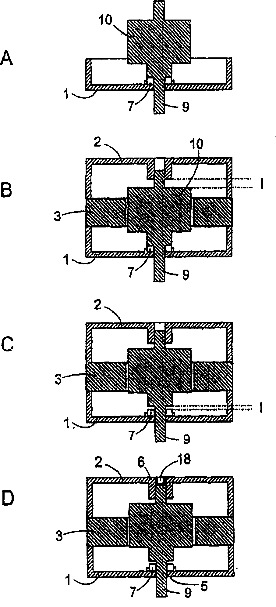 Electric machine with box body and rotor