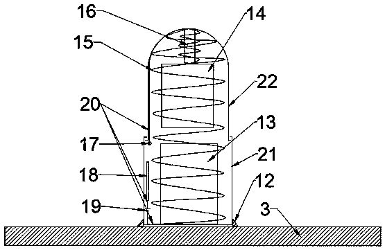 Combined type anti-explosion energy absorption device