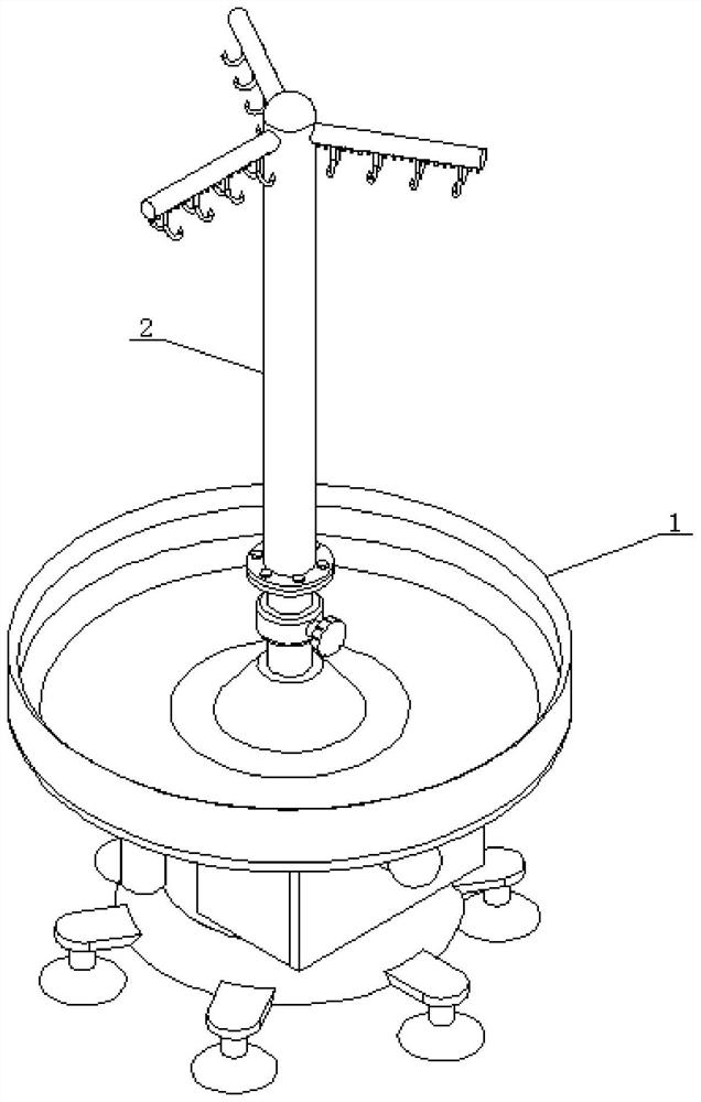 Pressed salted duck smoking device with smoke guide structure