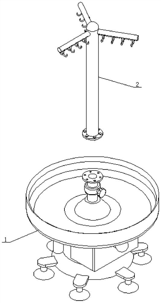 Pressed salted duck smoking device with smoke guide structure