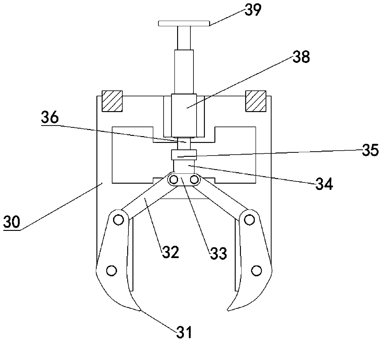 Special fixture for monitoring mooring chain of ocean platform