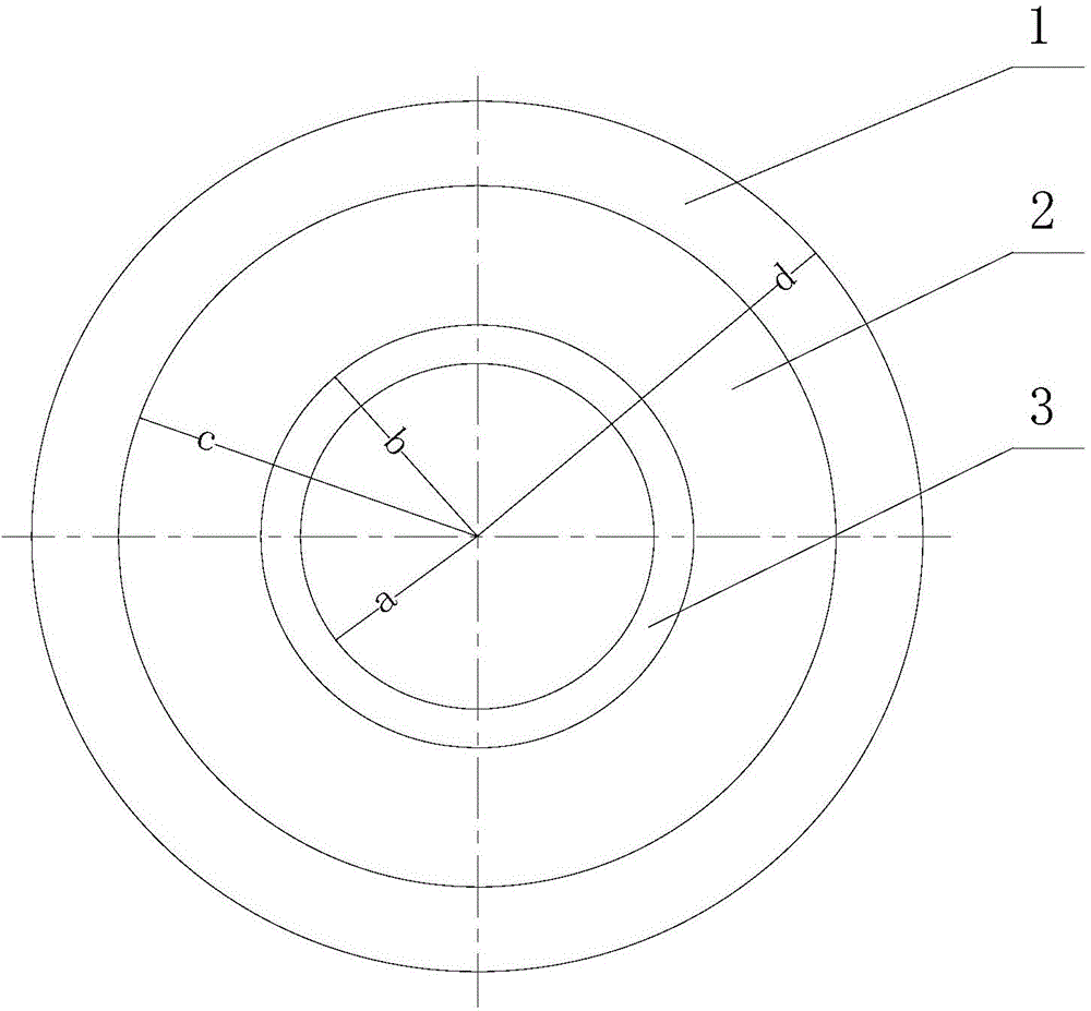 Radial vibration annular piezoelectric ceramic composite transformer