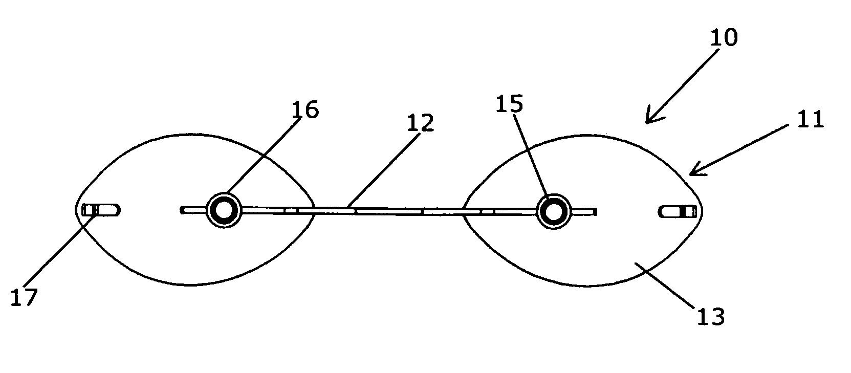 Patient laser goggles