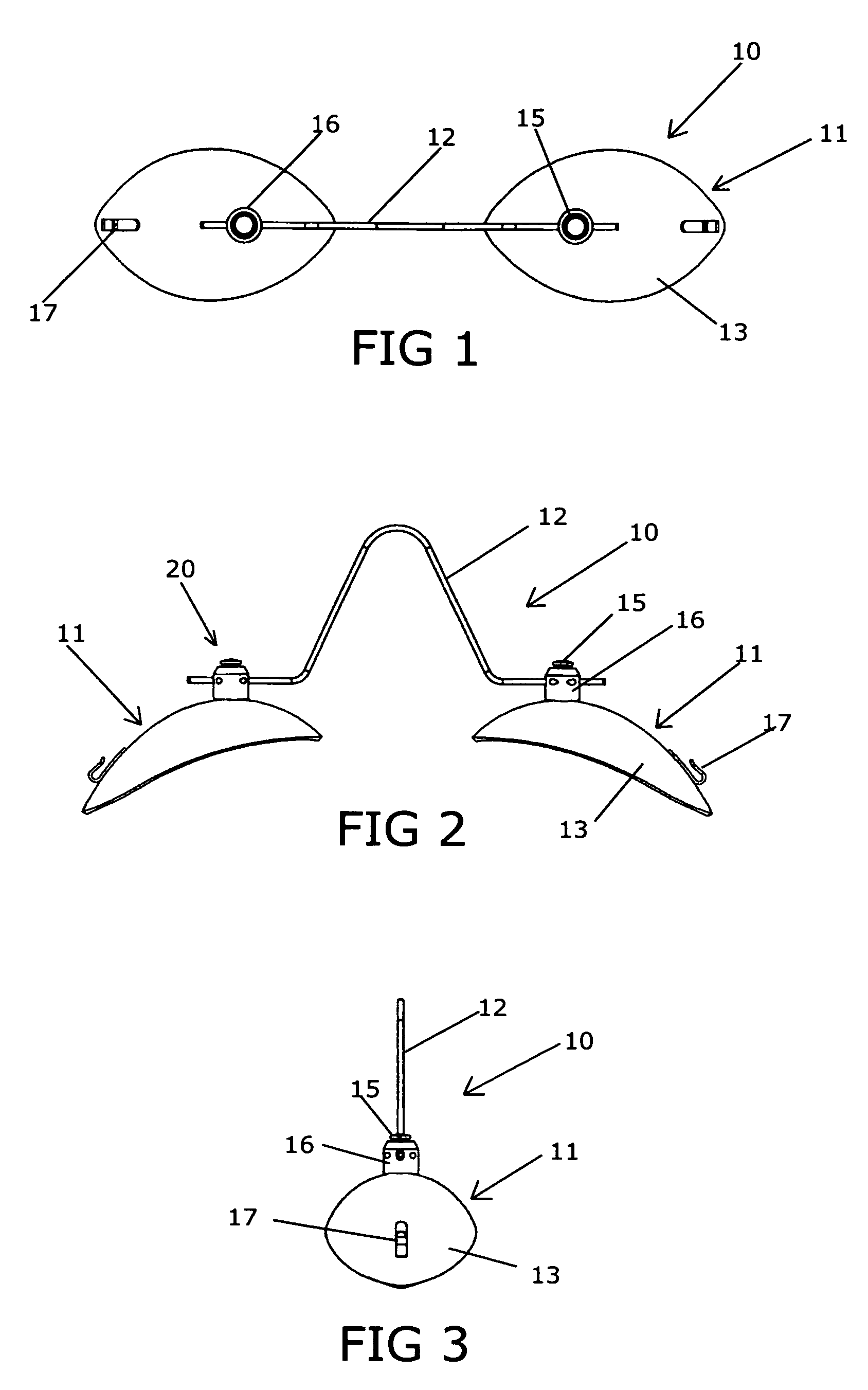 Patient laser goggles