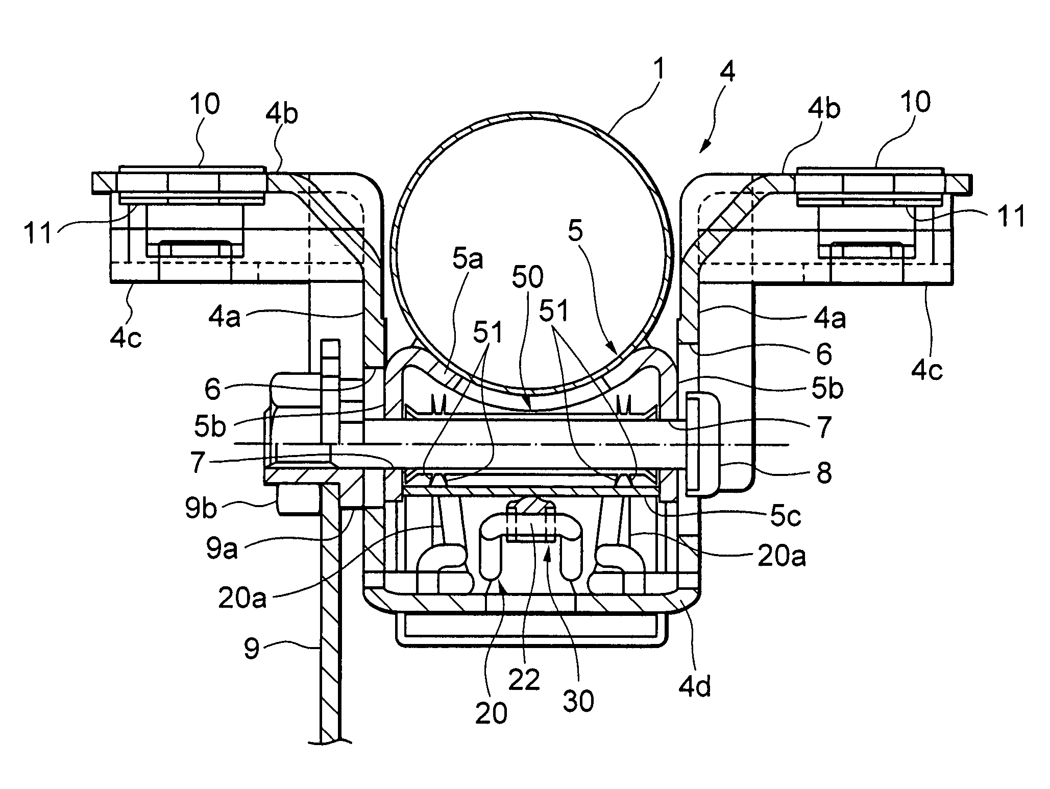 Steering column device for vehicle