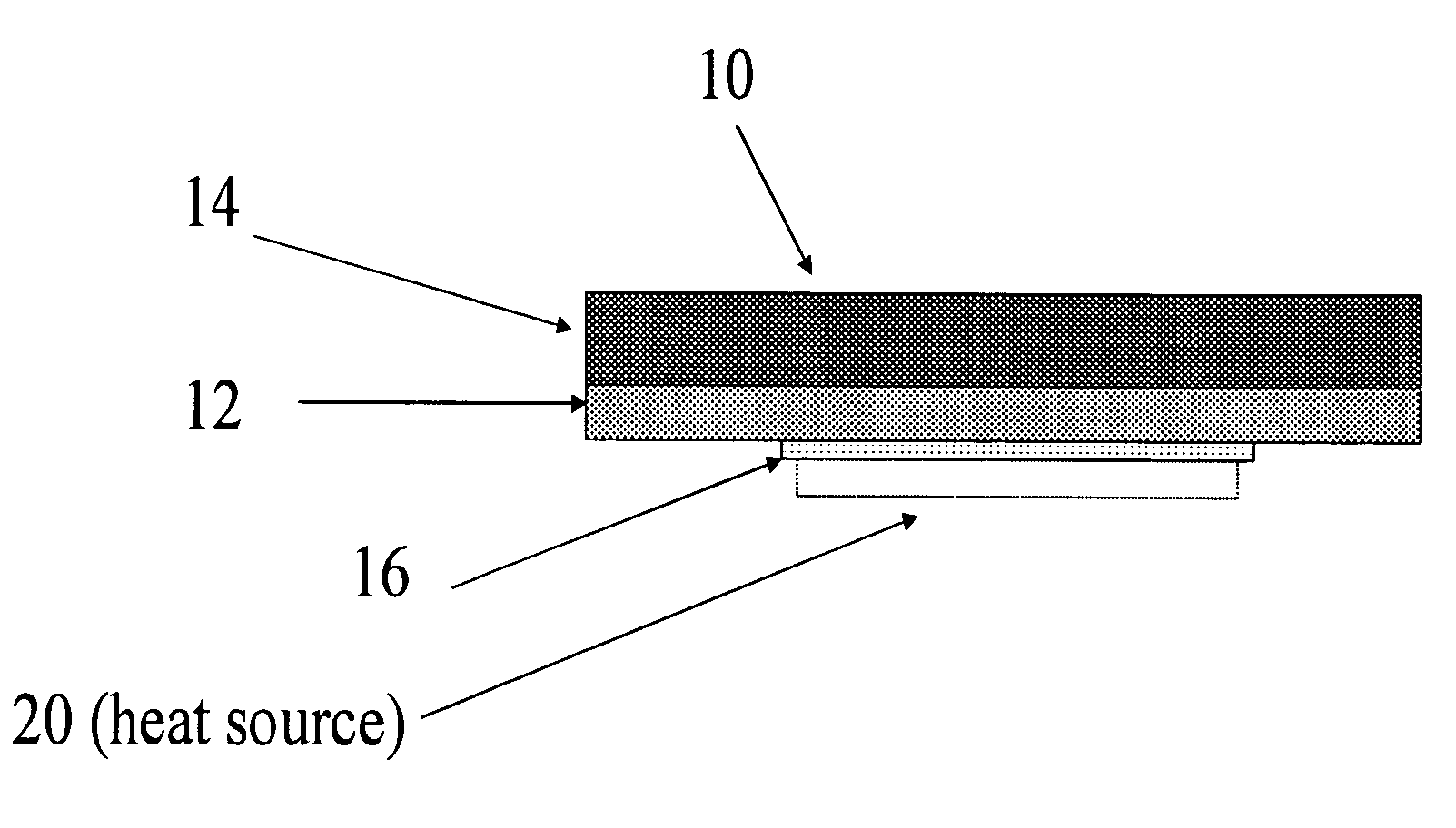 Heat spreading thermal interface structure