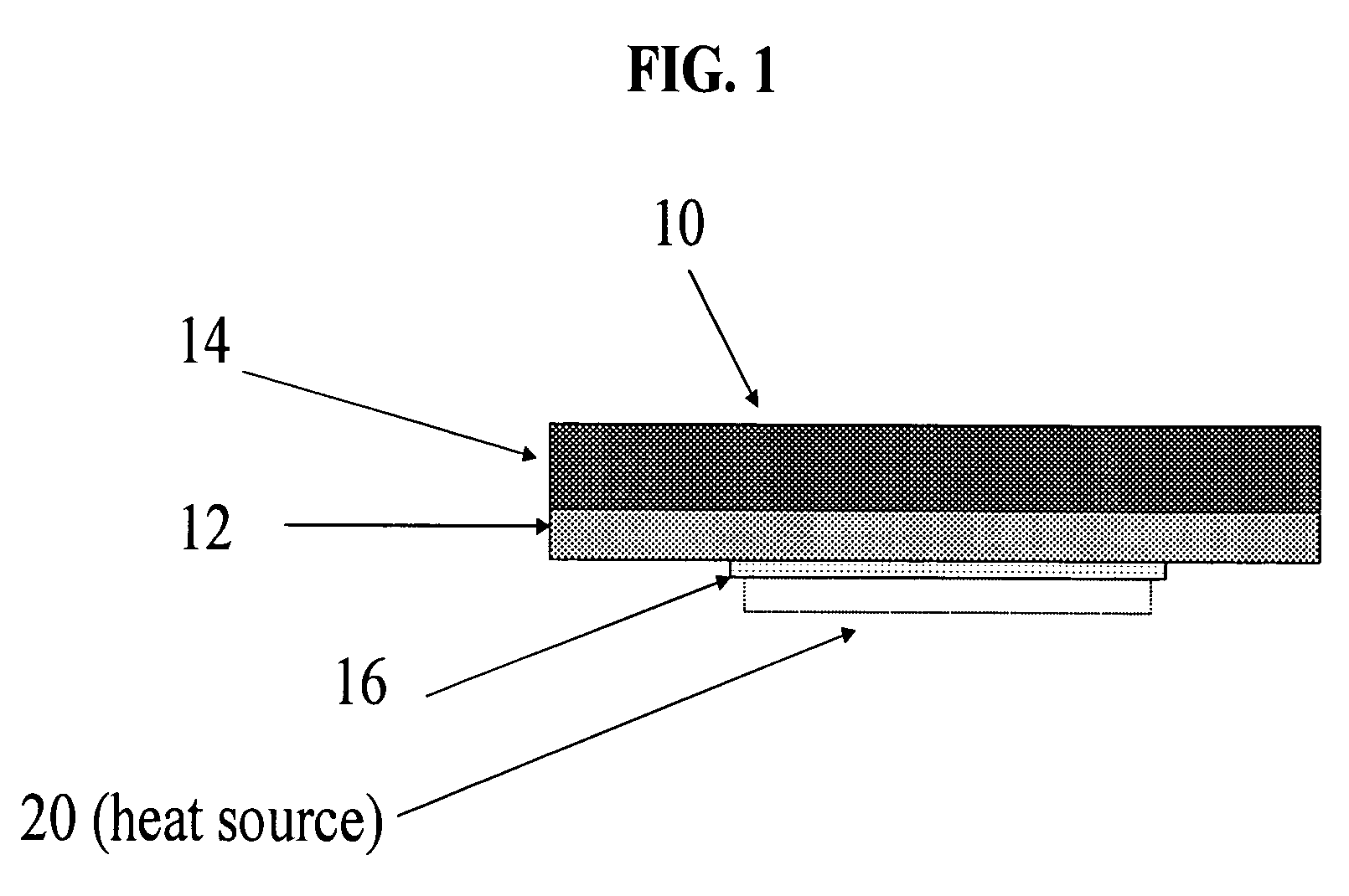 Heat spreading thermal interface structure