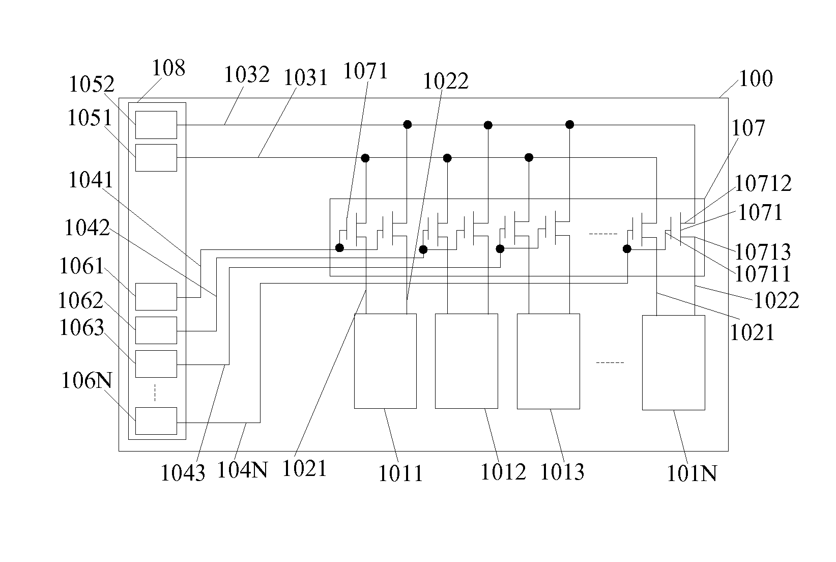 Detection circuit and manufacturing method for LCD panel