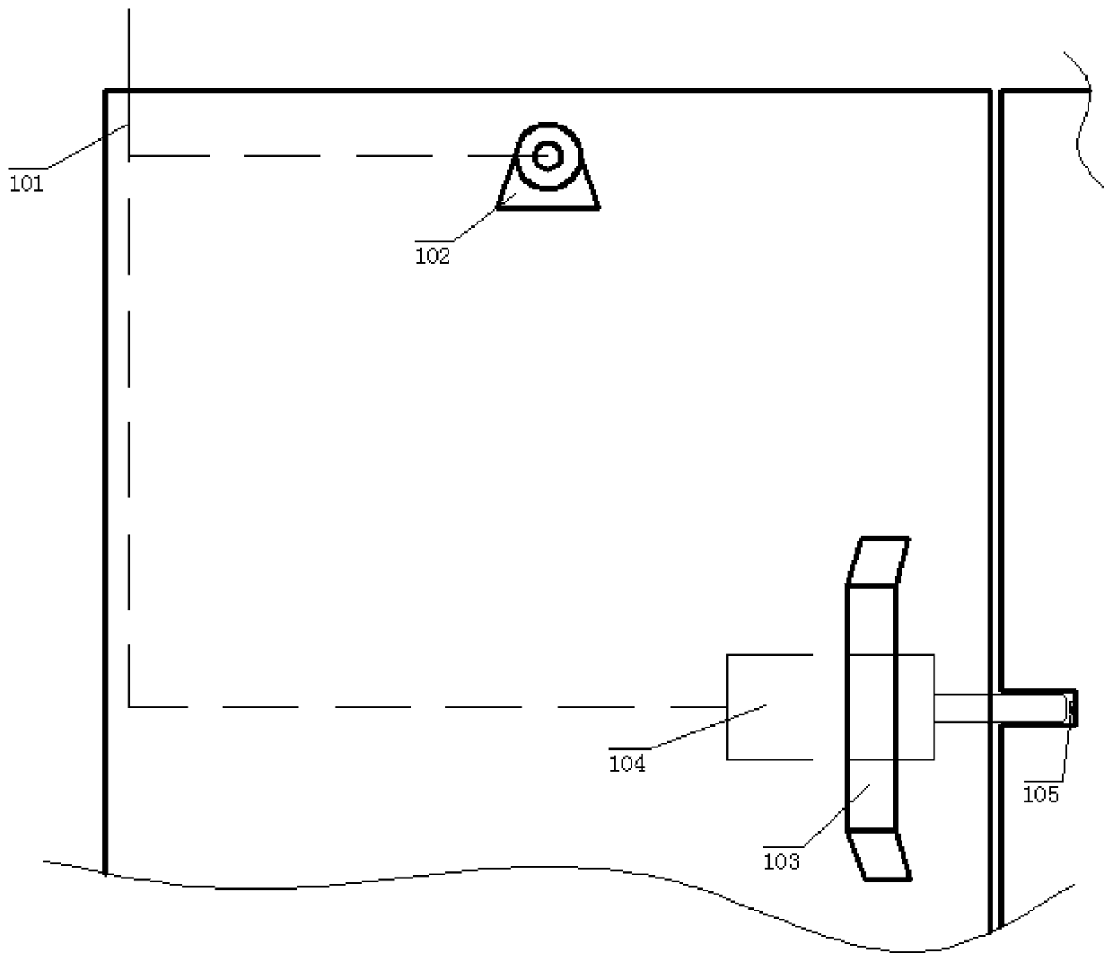 An anti-theft door device for a mobile terminal app key intelligent control system