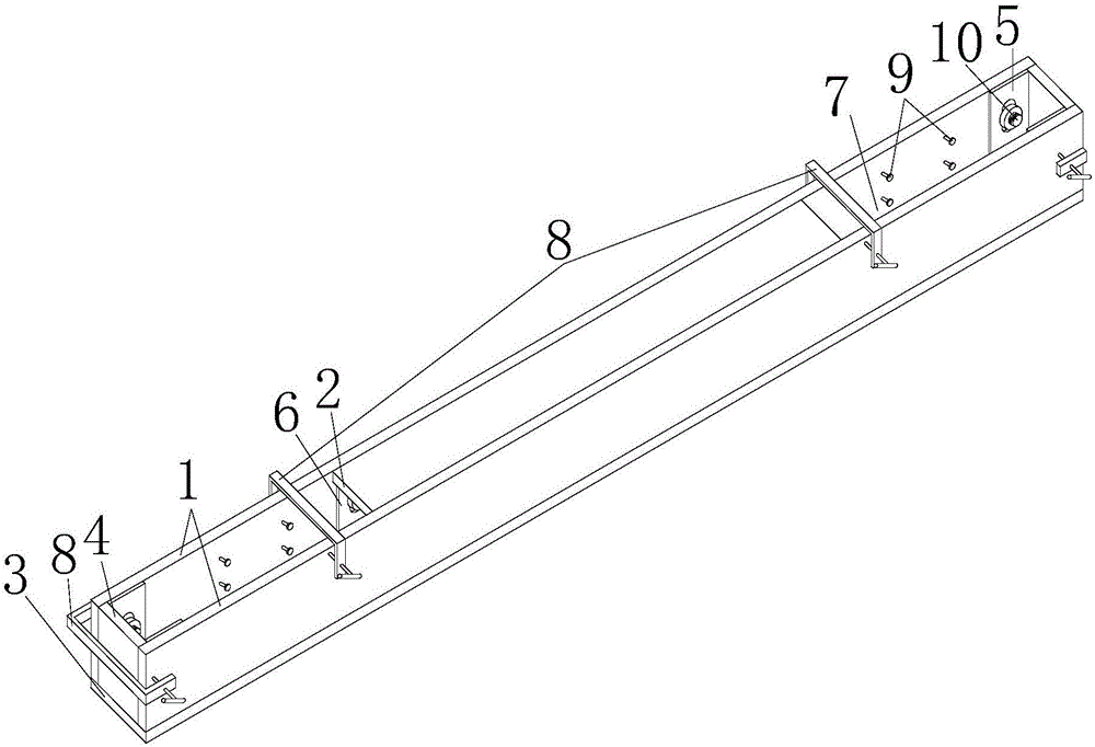 Manufacturing method of carbon fiber mesh composite board and concrete continuous beam