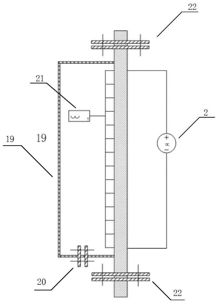 A multi-loop natural circulation experimental device and method under six-degree-of-freedom motion conditions