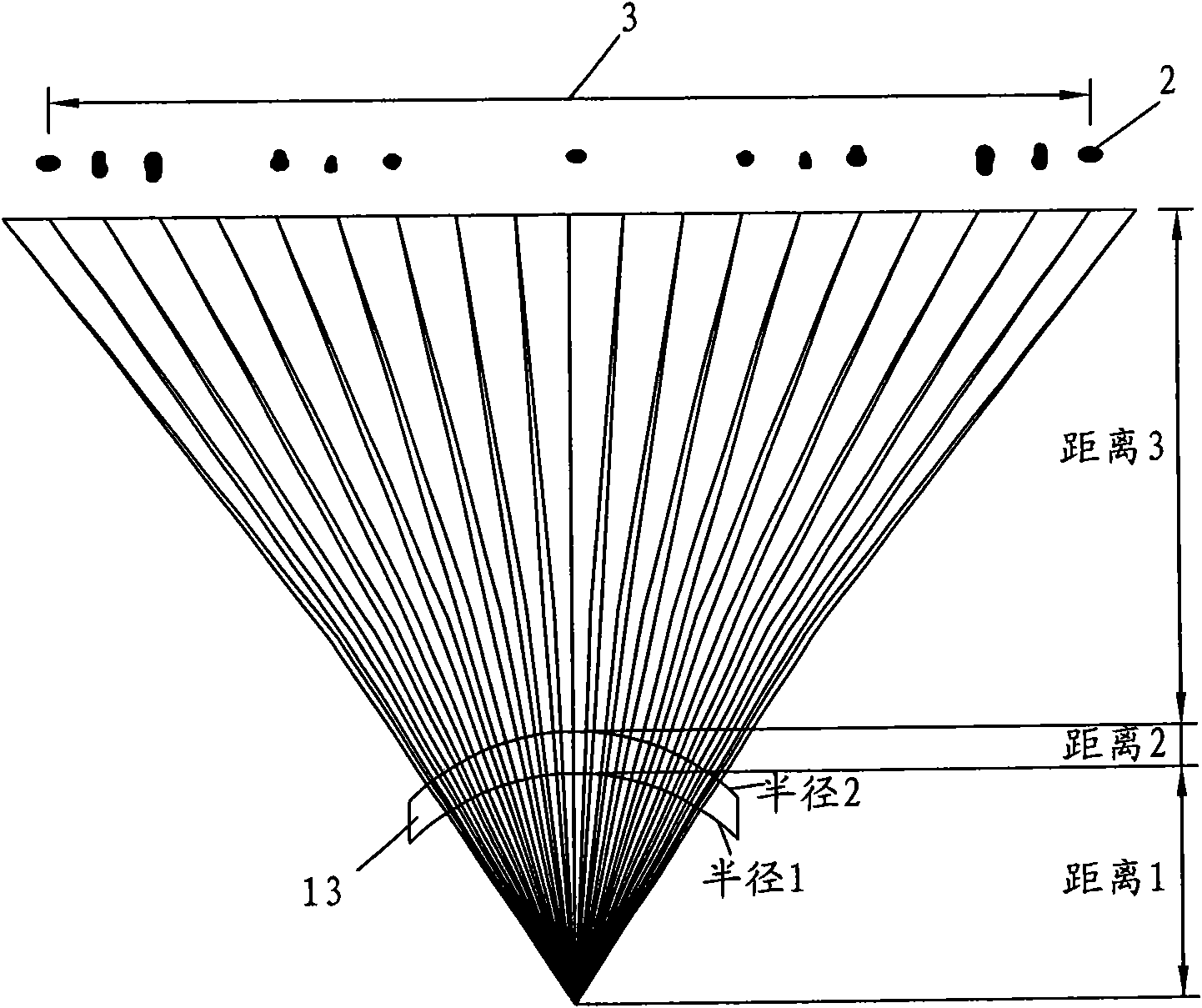 One-chip type f Theta lens of microcomputer electric laser scanning device