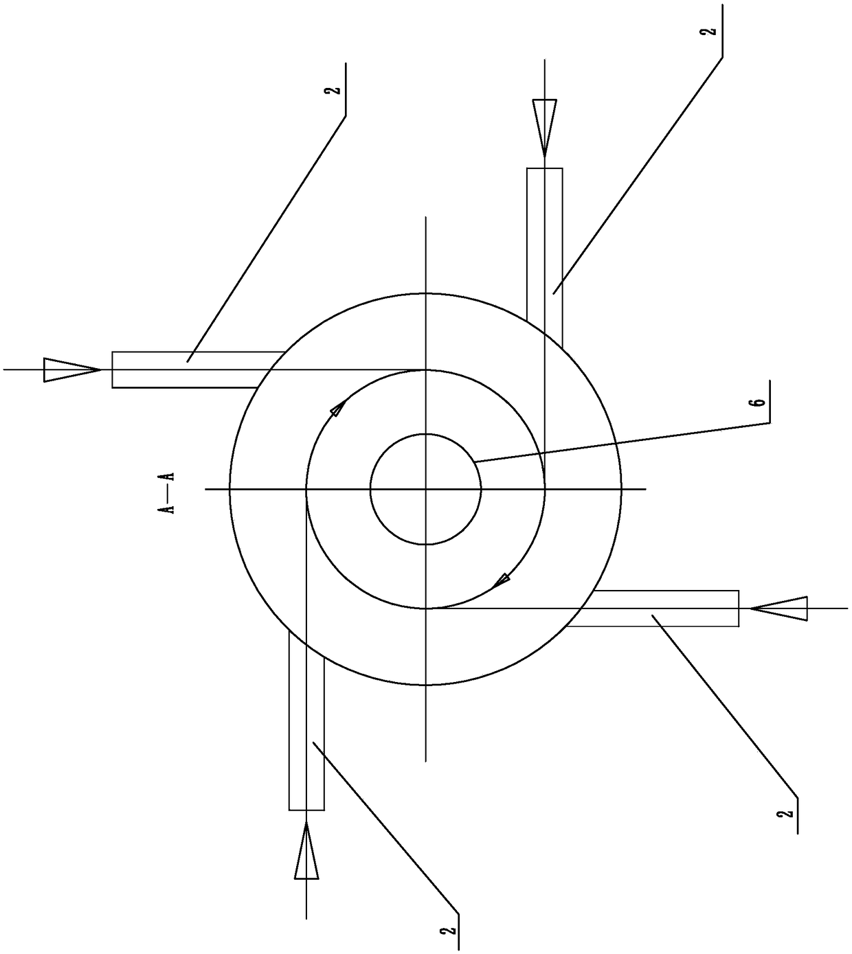 Hazardous waste high-temperature melting microcrystal purification device and tail gas purification method