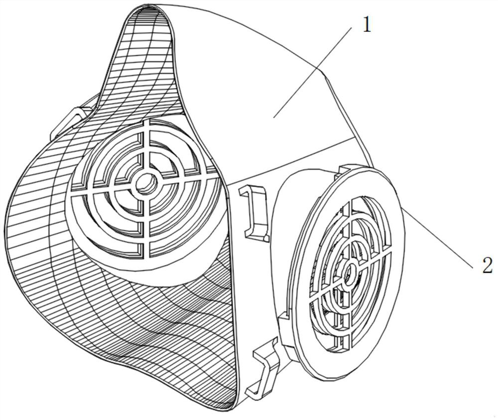 Anti-poison mask capable of adjusting fitting degree of face mask