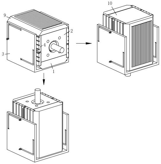 Motor base of numerical control machine tool