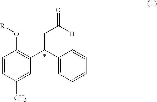 Process for Obtaining Tolterodine