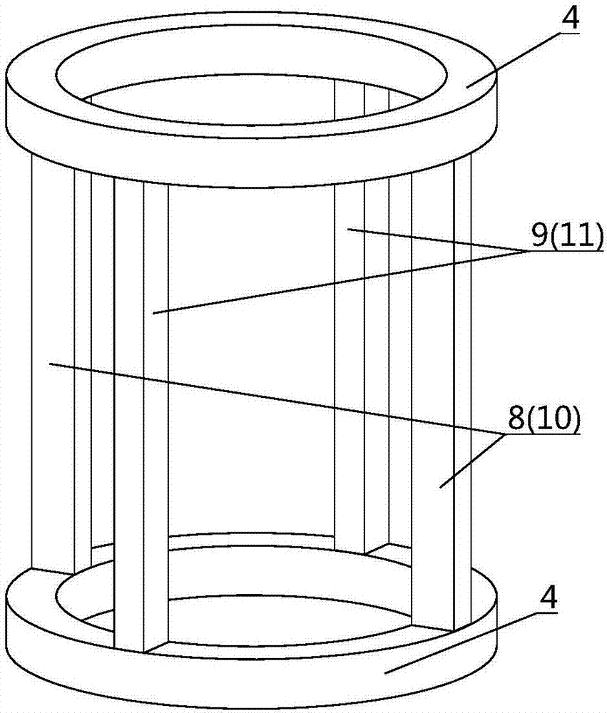 Blade type oscillating hydraulic cylinder with fully-closed cage sealing system