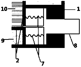 Semi-automatic blood glucose test paper box