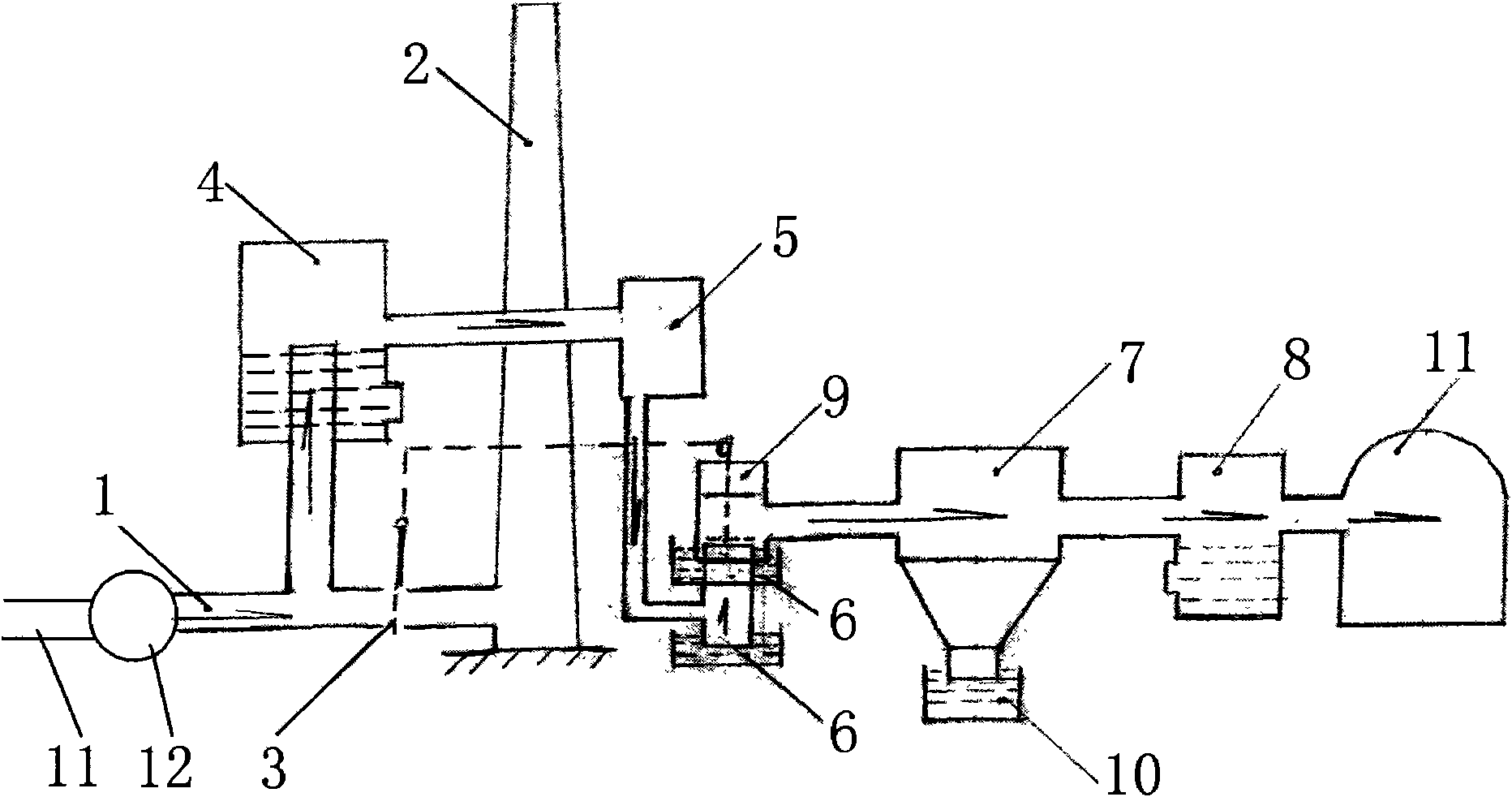 Gas energy-saving recovery device